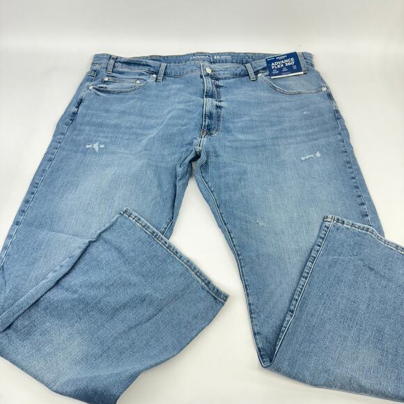 Arizona Jeans Co Men's Bootcut Jeans 50x32 LT Stone Big & Tall New - Picture 1 of 6